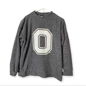 Woolly Threads Ohio State mock Neck Crewneck